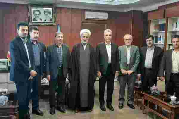 دیدار مدیر کل امور مالیاتی استان اردبیل با کثیرلو، رئیس کل دادگستری استان